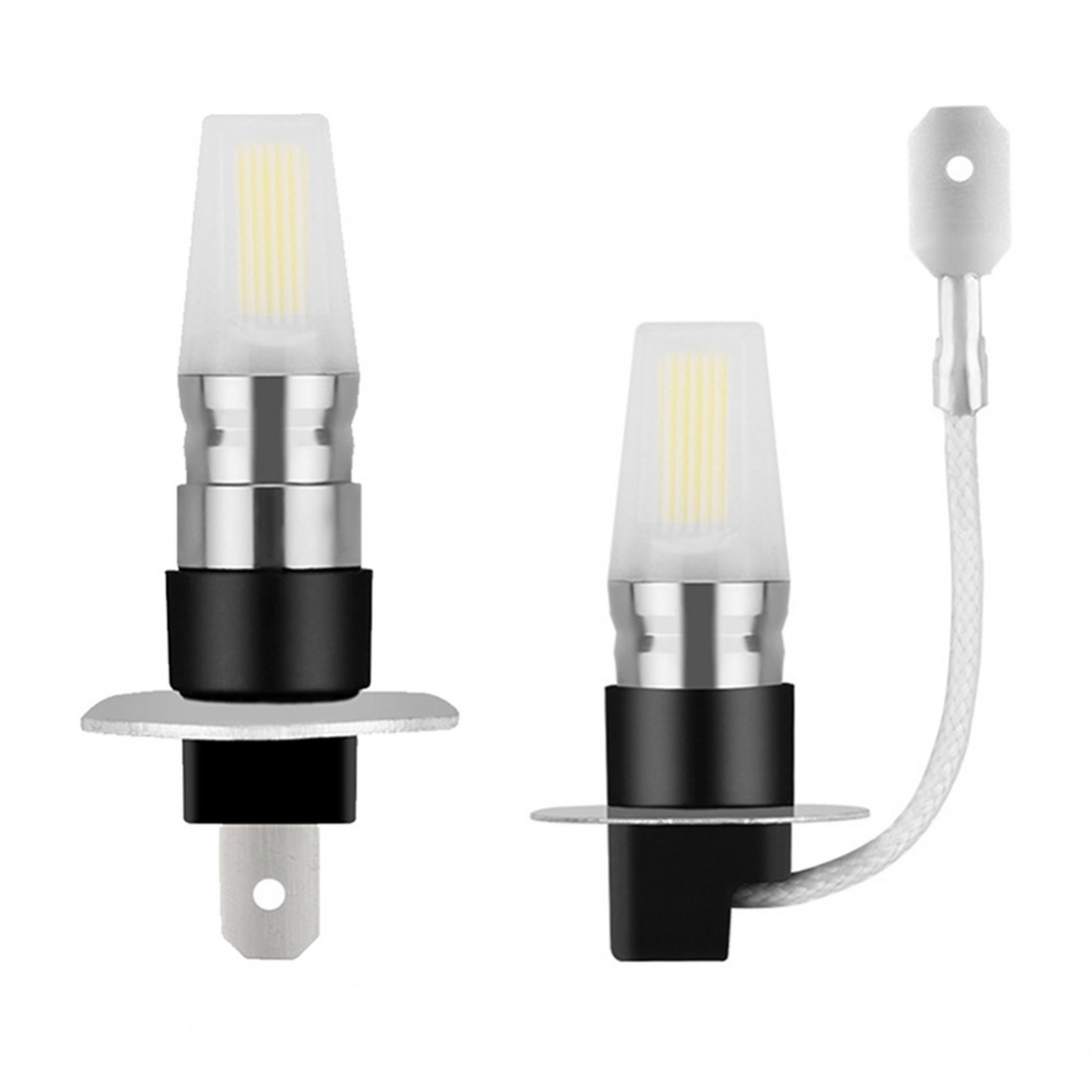 1 Bóng Đèn LED Sương Mù H1 H3 COB 12V-24V Ánh Sáng Trắng Cho Oto