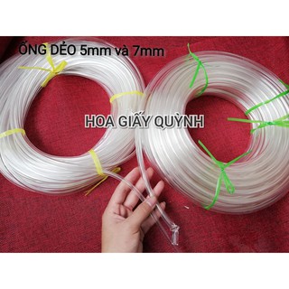 5 mét ỐNG NHỰA DẺO đường kính lòng ống 3-4-5-6-7 mm
