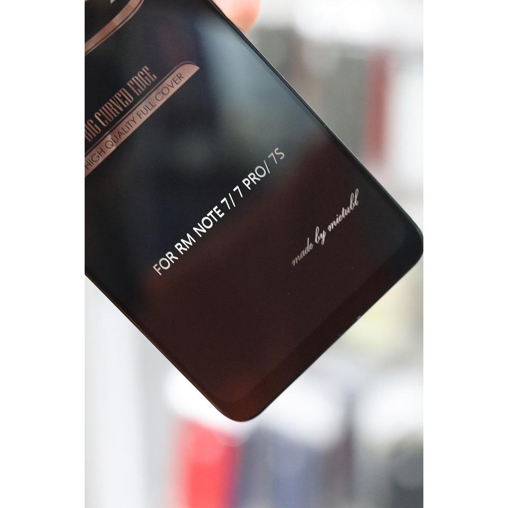 Cường lực full màn Xiaomi Redmi Note 7 , Note 7 Pro Kính cường lực SuperD siêu cao cấp