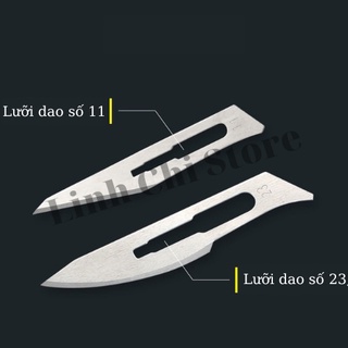Cán dao, lưỡi dao mổ số 11, 15, 23