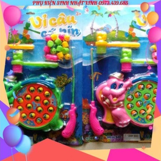Free ship Vỉ câu cá và đập chuột dùng pin