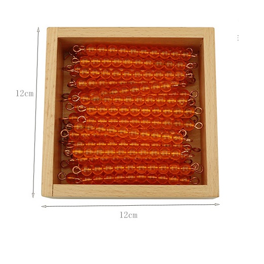 45 chuỗi hạt cườm vàng (45 Golden bead bars of ten)