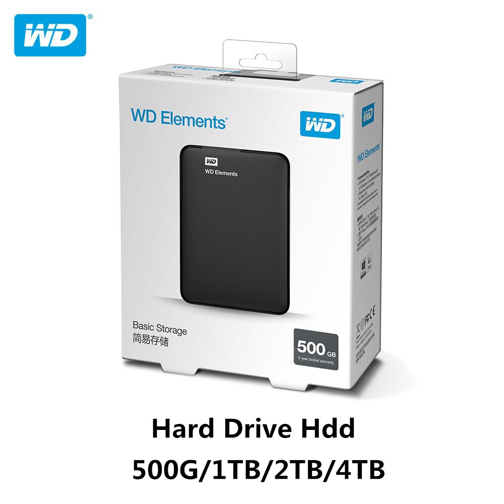 Box gắn HDD WESTERN Chuẩn Sata 2.5 - Usb 3.0 đen nhám