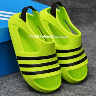 Sandal Adidas Adilette Play Infant Bright chính hãng xanh chuối đen