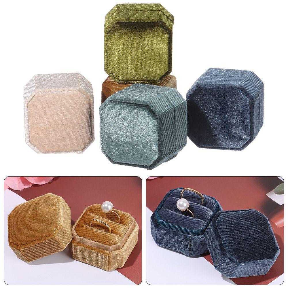 Hộp Đựng Nhẫn Cưới Chất Liệu Nhung Cao Cấp