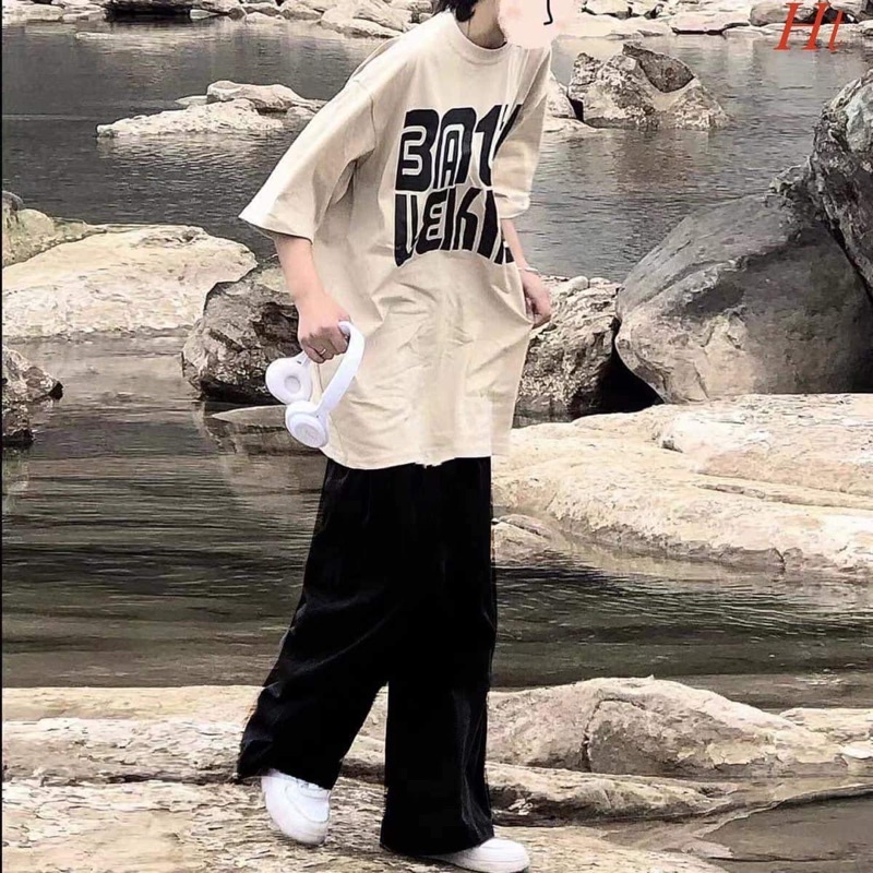 Bộ áo BATT quần xuông đen H2B666