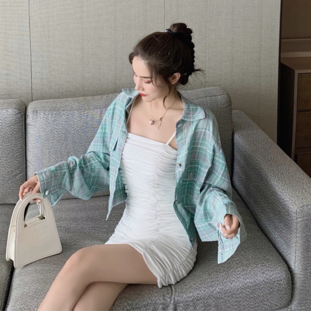 Váy nữ , váy đầm nữ hai dây màu trắng thiết kế thời trang mùa hè sexy sang chảnh cho nữ ATILA SHOP