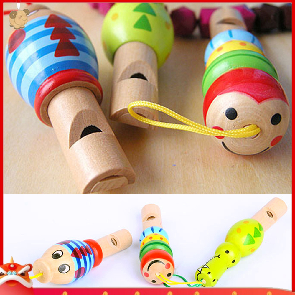 Còi Gỗ Hình Động Vật Dễ Thương Cho Bé