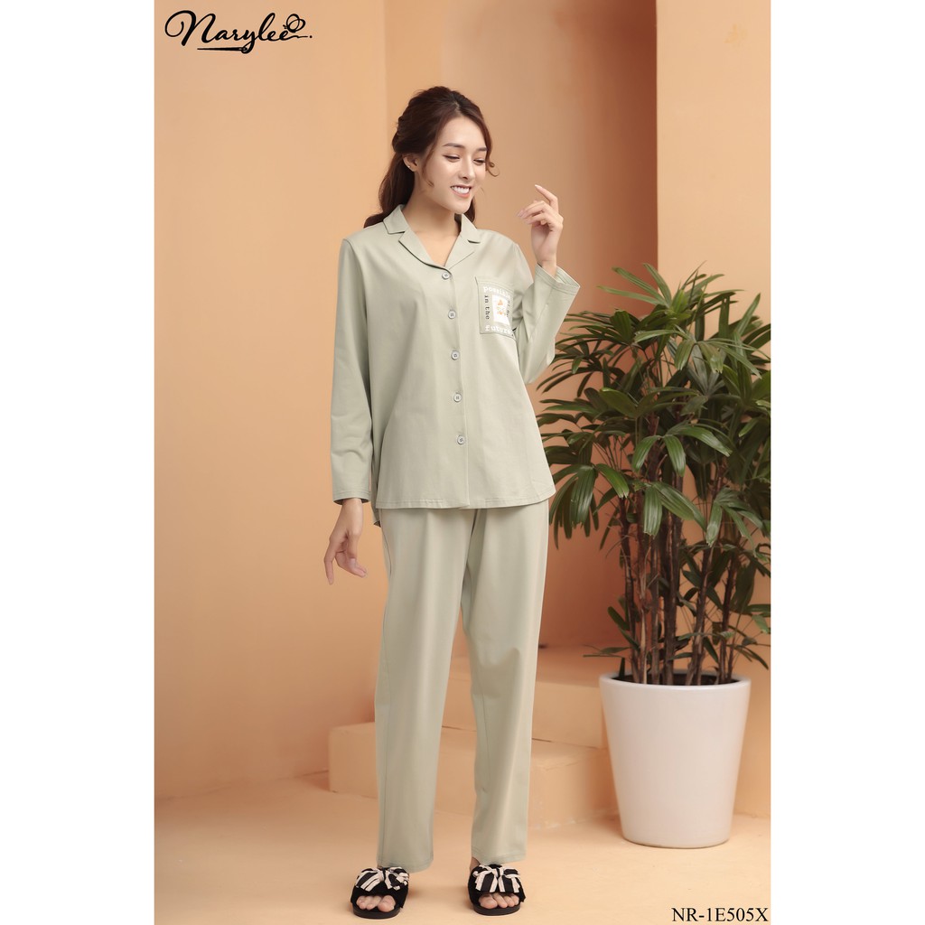 [Mã FASHIONMALLT4 giảm 15% đơn 150k] bộ đồ mặc nhà pyjama cao cấp Narylee 1E505