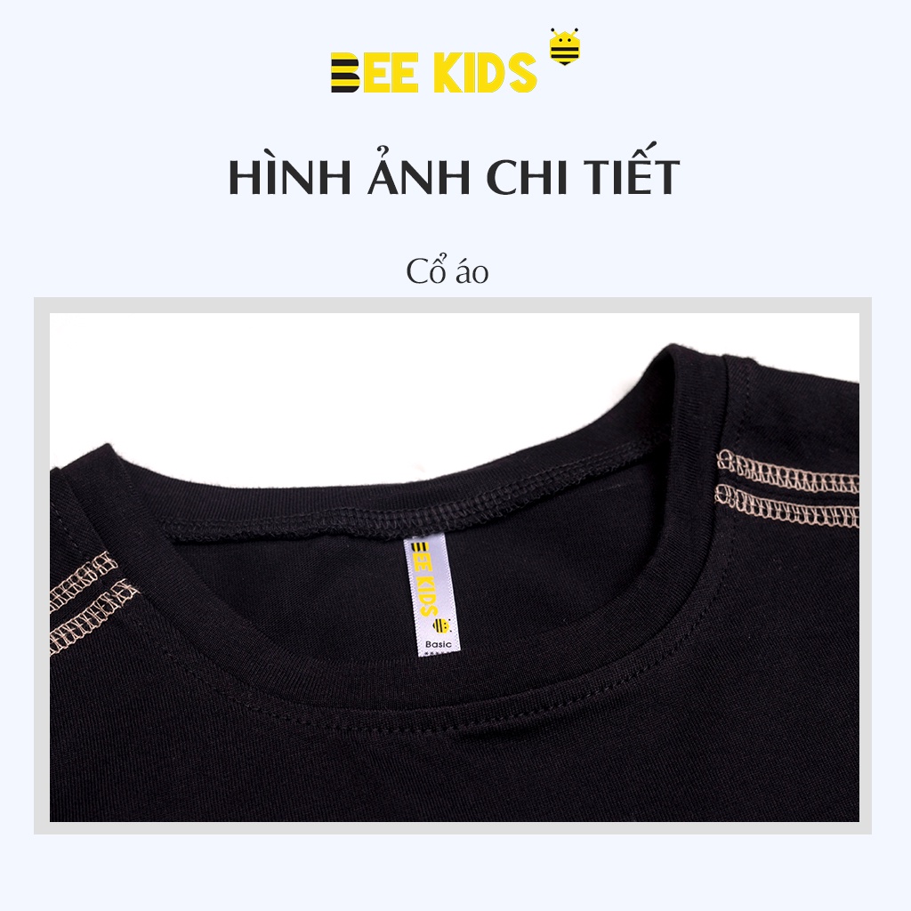 Áo Thun Bé Trai (7 -12 Tuổi) Bee Kids Chất Cotton Nhẹ Mát, Thiết Kế Đường Chỉ Dải Vai Và Thân Áo Độc Đáo - 8AT01668CT