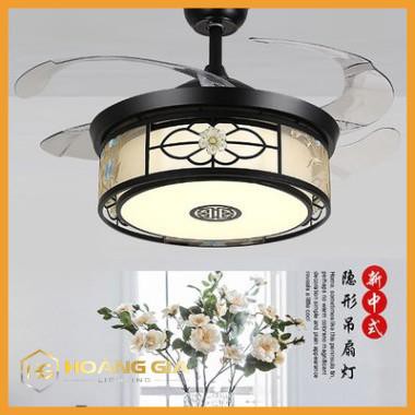 Quạt Trần Đèn - Quạt Trần Trang Trí A8122 ba chế độ led tặng điều khiển từ xa thông minh | BigBuy360 - bigbuy360.vn