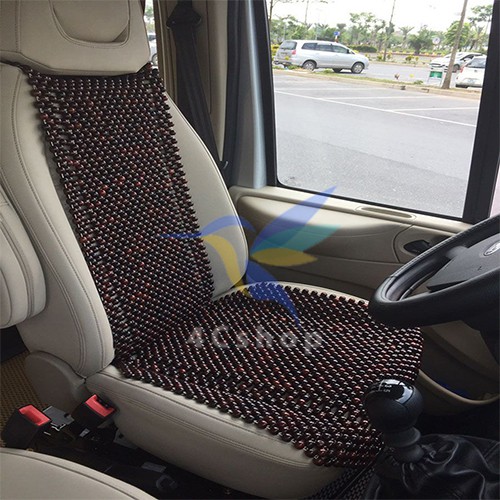 Tấm, miếng Đệm lót hạt gỗ cho ghế ô tô, xe hơi, ghế văn phòng