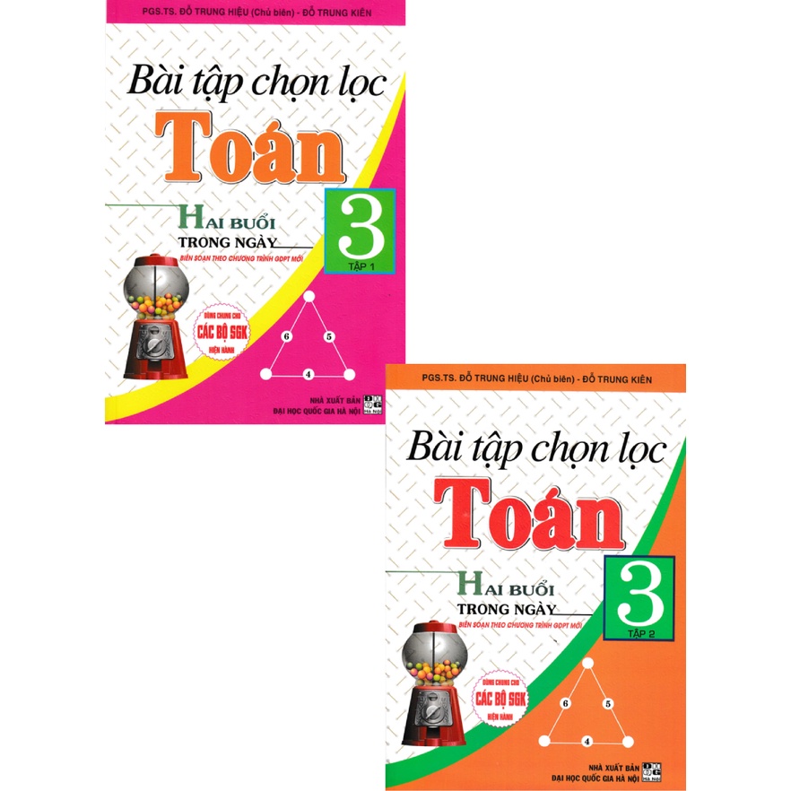 Combo Sách Bài Tập Chọn Lọc Toán Hai Buổi Trong Ngày Lớp 3 (Biên Soạn Theo Chương Trình GDPT Mới) (Bộ 2 Cuốn)