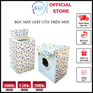 Bọc máy giặt cửa Trên 9kg - Phụ kiện giặt ủi - Bọc bảo vệ máy giặt - Áo bọc