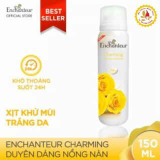 Xịt khử mùi Enchanter charming hương nước hoa 150ml