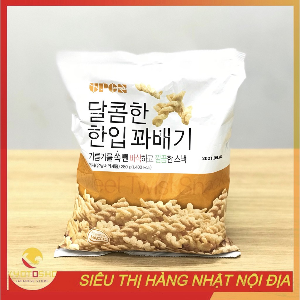 Quẩy xoắn Upon Hàn Quốc 280g (9/2021)