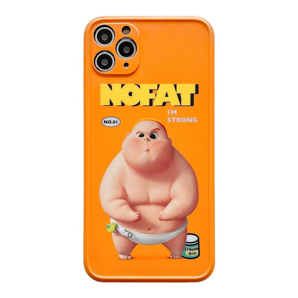 Ốp Điện Thoại Nhựa Mềm In Hình Cậu Bé Màu Cam Cho iPhone14 13 12 mini 11 PRO MAX 6 / 6s 7 / 8plus SE2 X / XS XR XSMAX #Hg3994