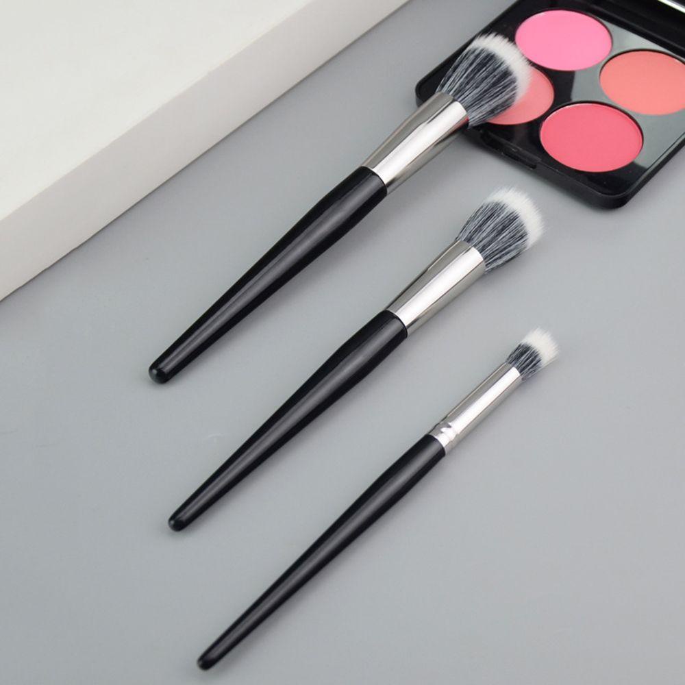 QQMALL Cọ Trang Điểm Phấn Nền / Má Hồng / Phấn Mắt Chuyên Nghiệp Màu Đen Dành