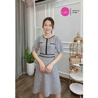 Váy dạ tweed dáng xòe new sz L, Xl