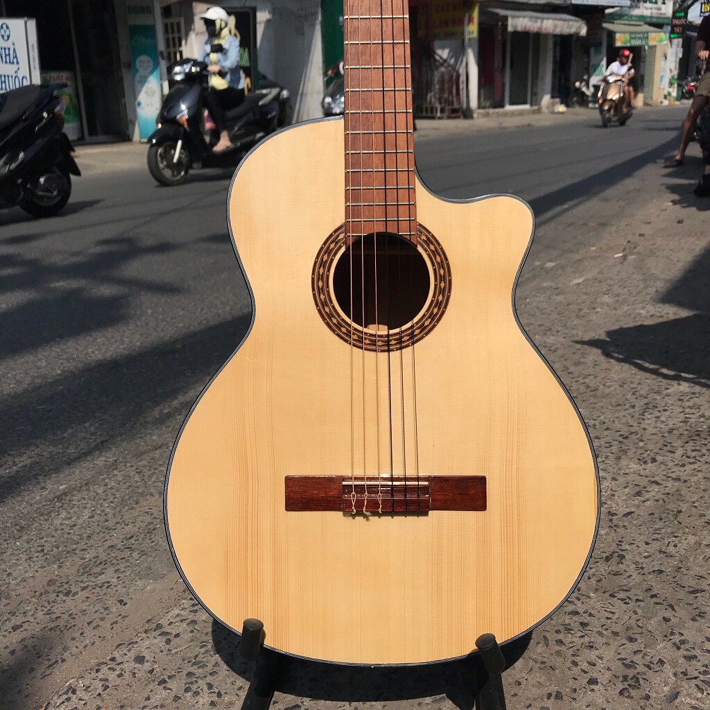 Đàn Guitar Classic Gỗ Hồng Đào Nguyên Tấm ST.C2 - Đàn Dáng Khuyết Và Dáng Đầy - bảo hành 48 tháng