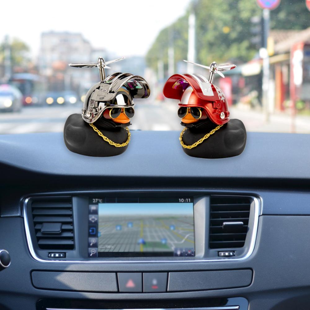 Chú Vịt Đội Nón Bảo Hiểm Trang Trí Xe Hơi M3W3