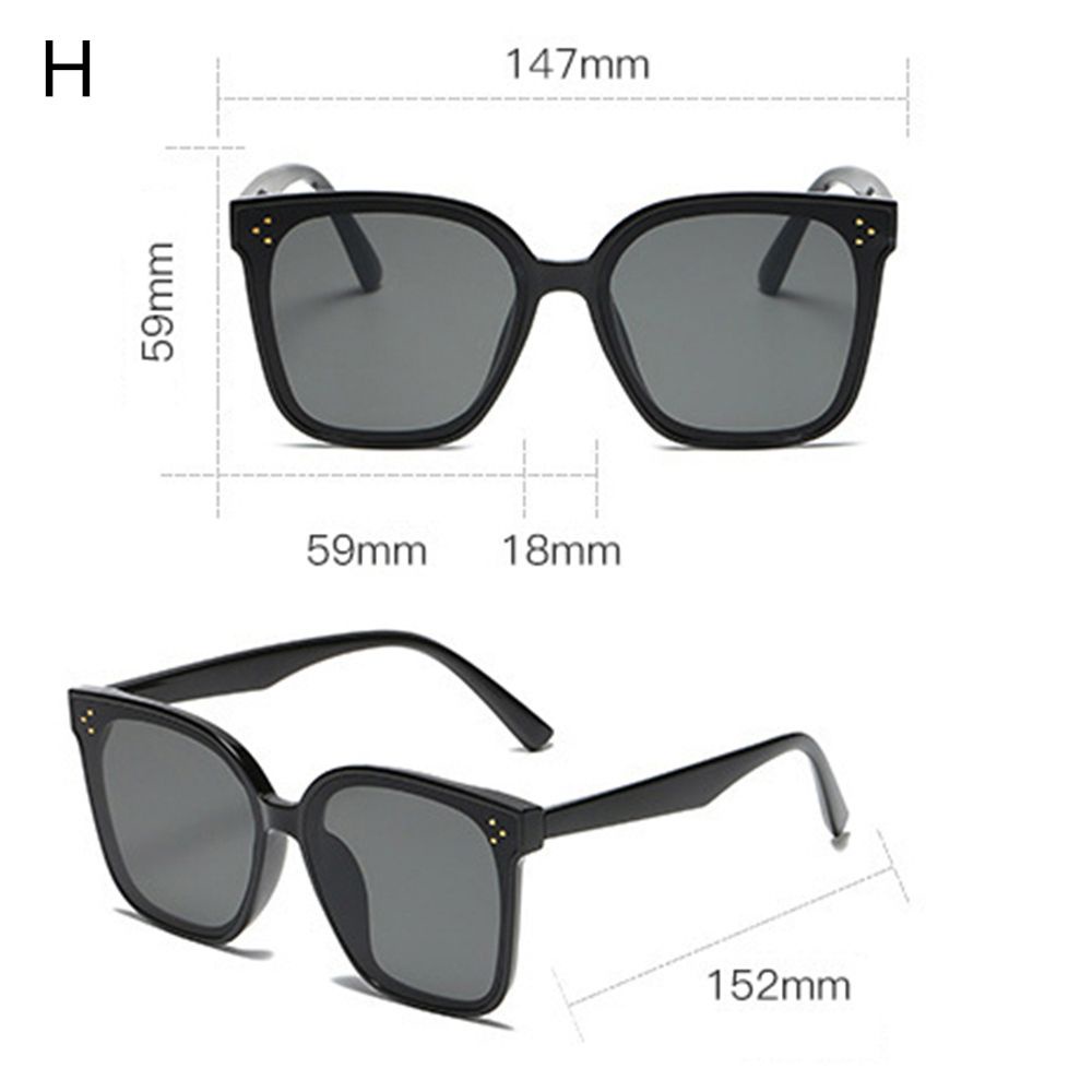 Kính mát phân cực gọng vuông chống tia UV400 thời trang bảo vệ cho nam nữ