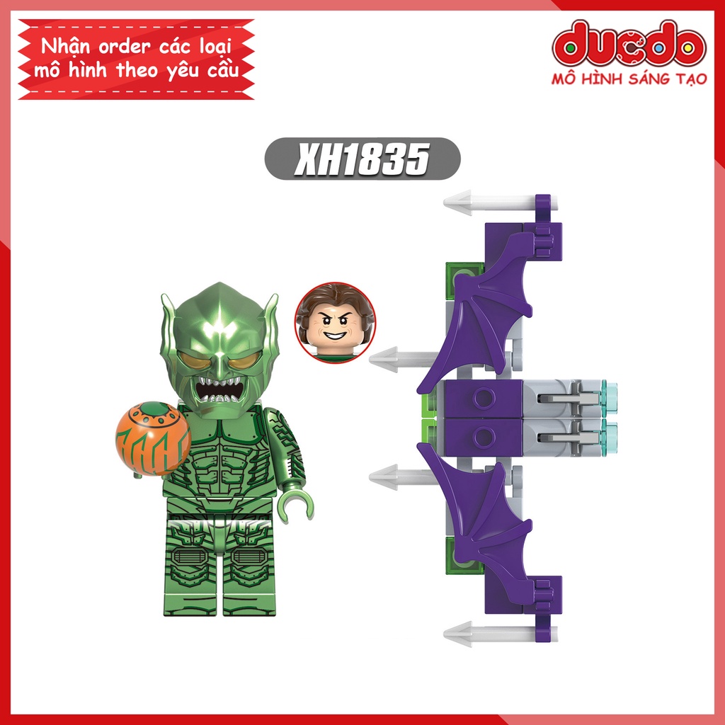 Minifigures nhân vật Spider Man người nhện không còn nhà - Đồ chơi Lắp ghép Xếp hình Mini Iron Man Mô hình XINH X0328
