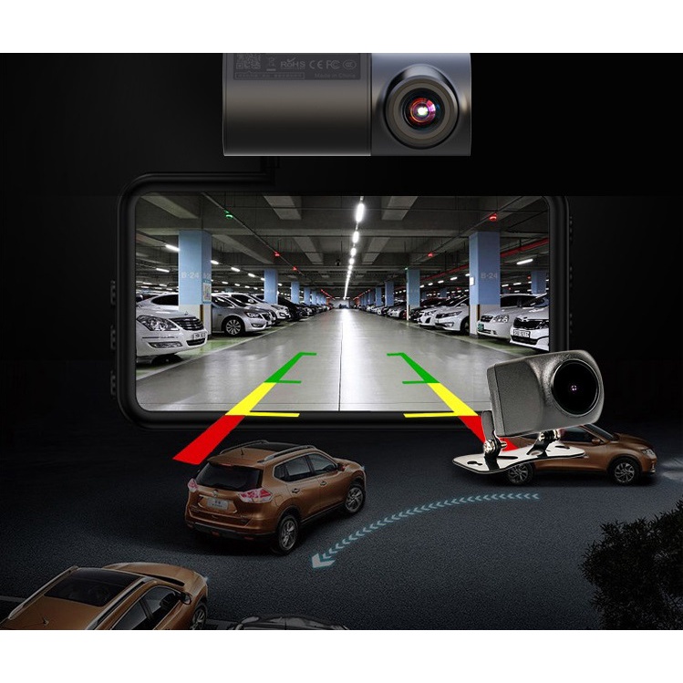 Camera hành trinh ô tô model U10 ghi hình kép trước sau