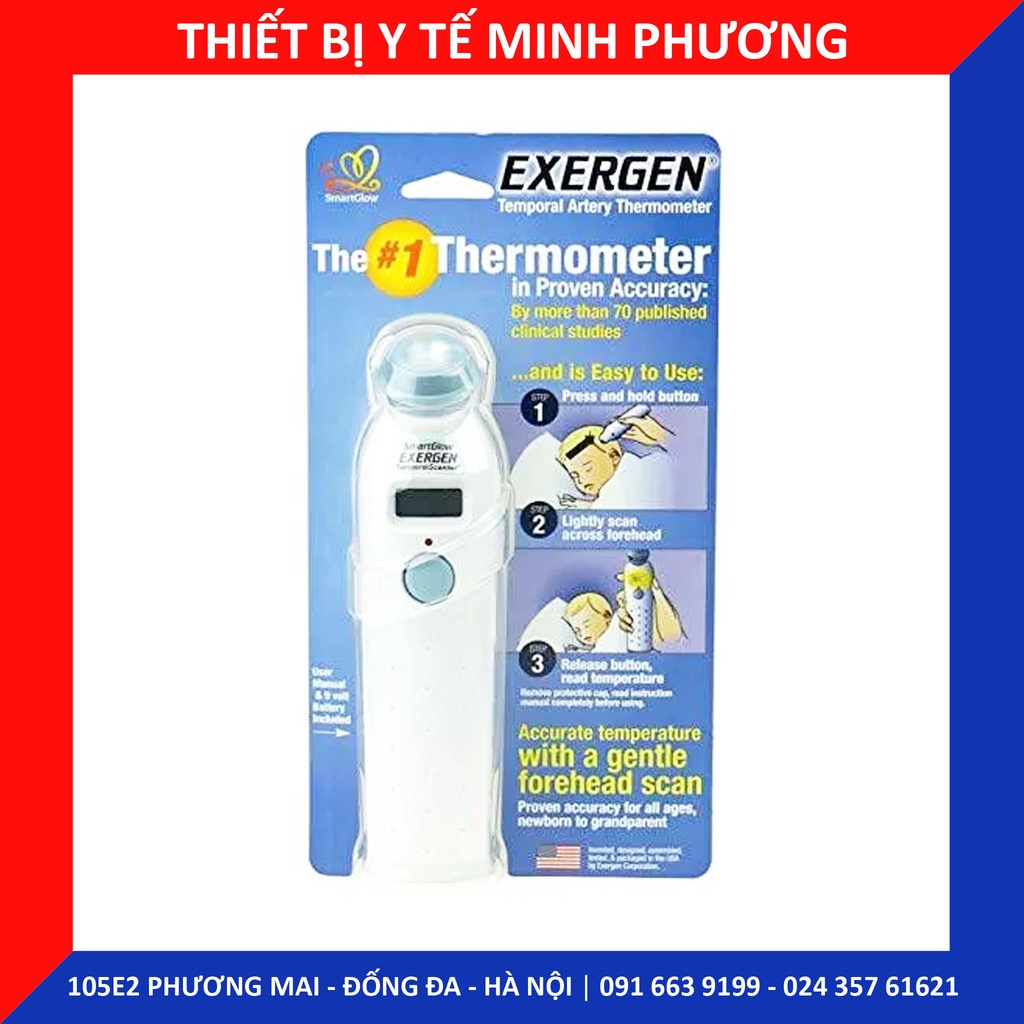 Nhiệt kế hồng ngoại Exergen hàng Mỹ chính hãng