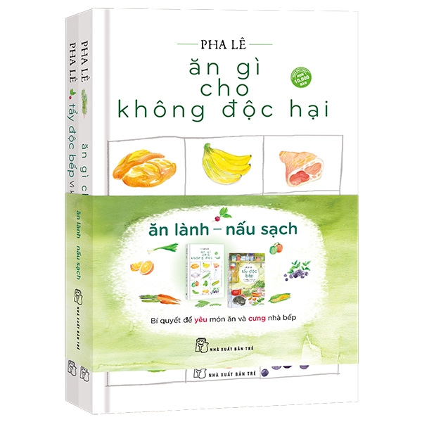 Sách Bộ Sách Ăn Lành – Nấu Sạch (Bộ 2 Cuốn)