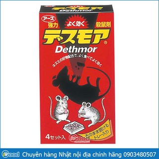 Thuốc Diệt Chuột Dethmor Nhật Bản Hộp 4 Khay
