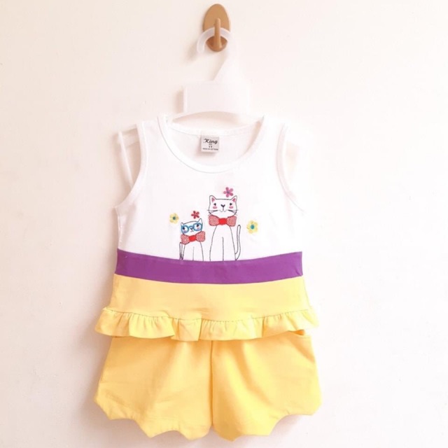 Đồ Bộ Mèo phối vàng