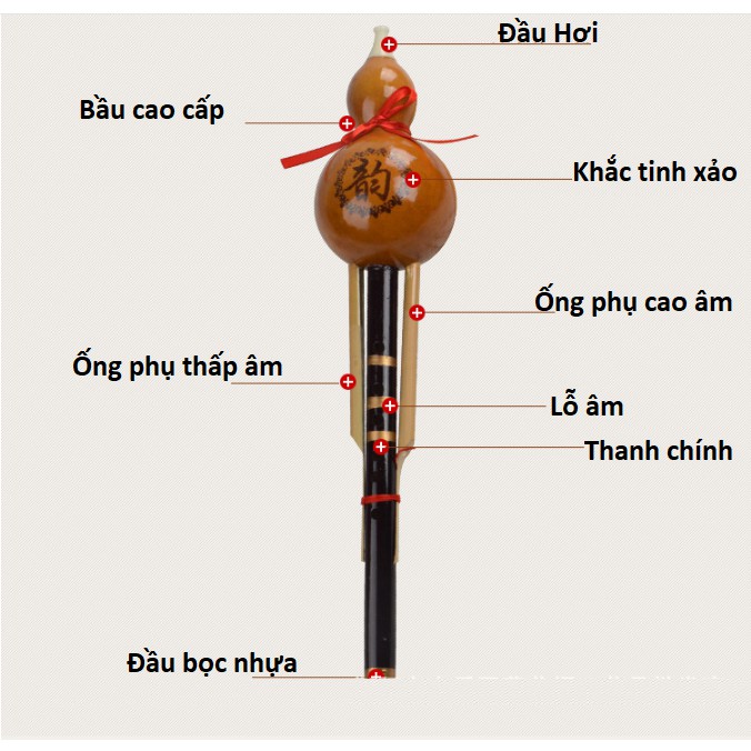 SÁO BẦU ( TIÊU BẦU ) CAO CẤP TONE B