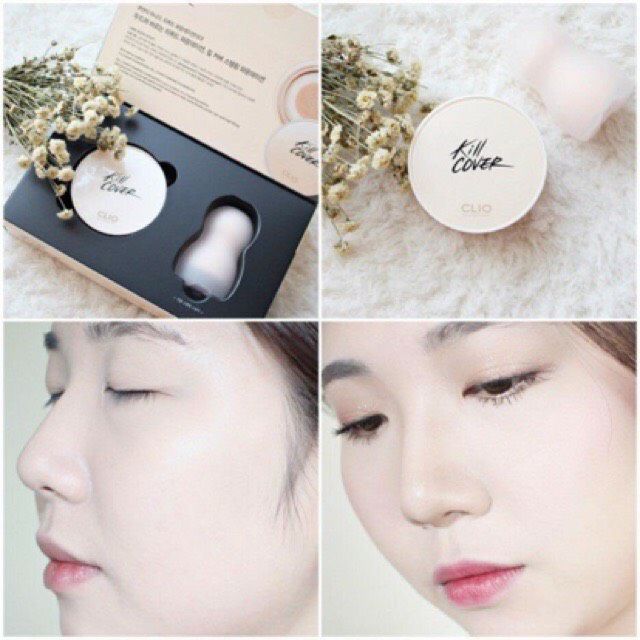 [ Auth ] KEM NỀN CLIO KILL COVER STAMPING FOUNDATION ( SET GỒM HỘP + 1 lõi + 1 bông mút siêu xịn) | BigBuy360 - bigbuy360.vn