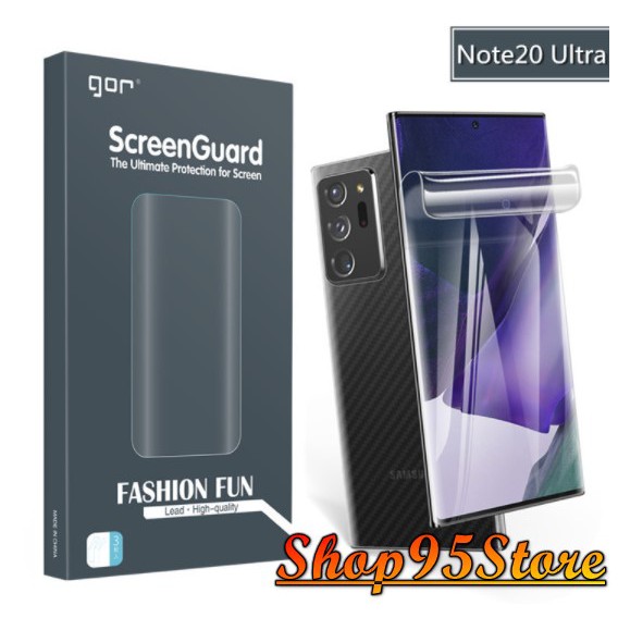 Bộ 2 miếng dán dẻo 3D Full màn Gor cho Samsung Galaxy S10 /S10 plus , Note 10 / Note 10 plus s20 s20 ultra note 20 ultra
