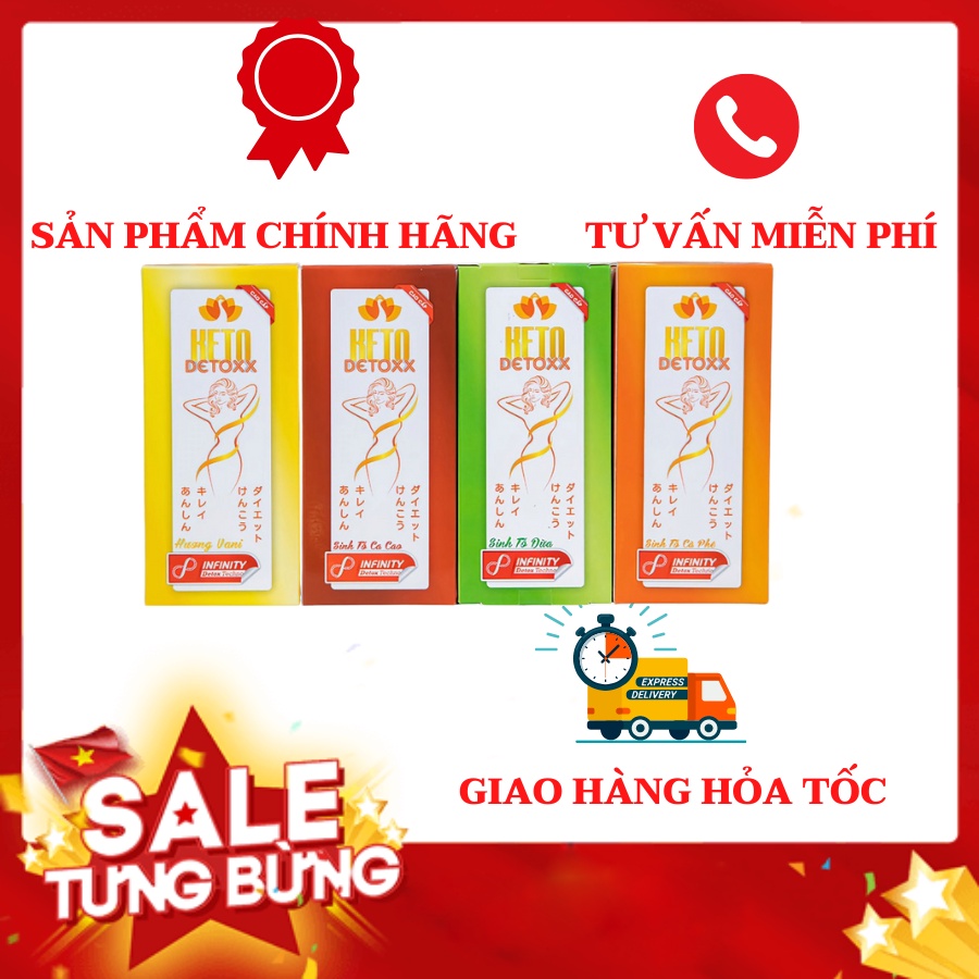 ❤️Combo 10 hộp Sinh tố giảm cân Keto Detoxx (tặng 1 hộp) - ❤️Sinh tố giảm cân nhanh - an toàn❤️