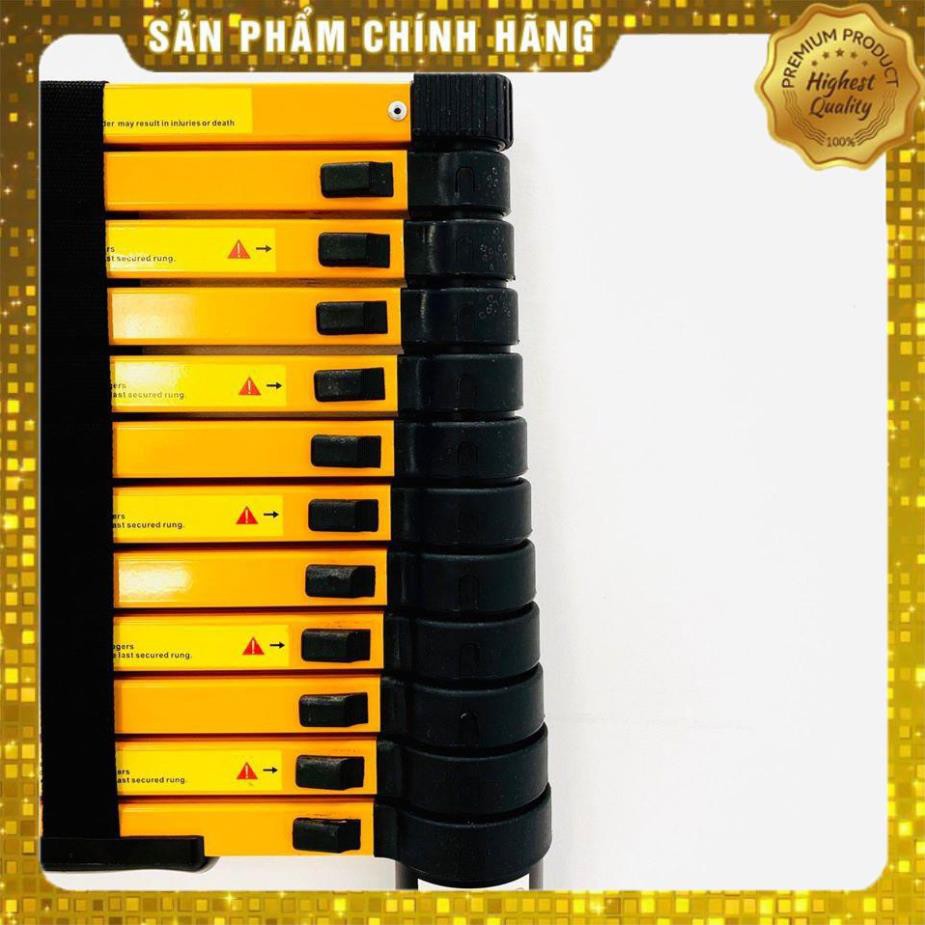 Giảm giá sốc Thang nhôm rút Sumika Nhật Bản chiều cao 3M8 sơn tĩnh điện - Hàng chính Hãng