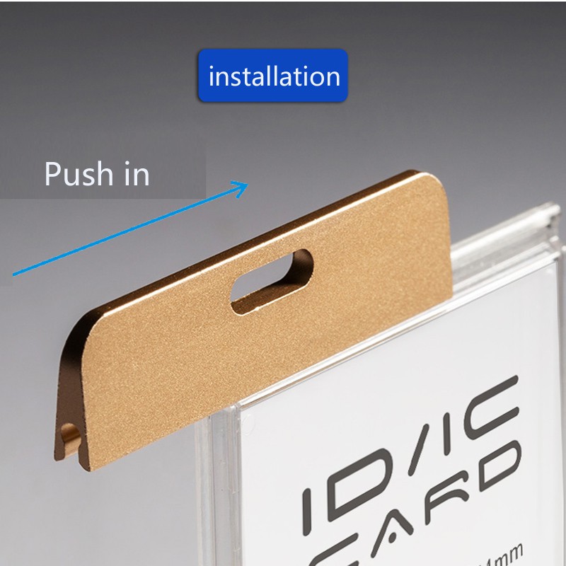 Dây Đeo Thẻ id / id Bằng polyester Trong Suốt