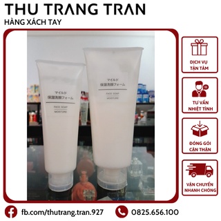 Sữa rửa mặt Muji Face Soap Moisture dành cho da khô và da thường