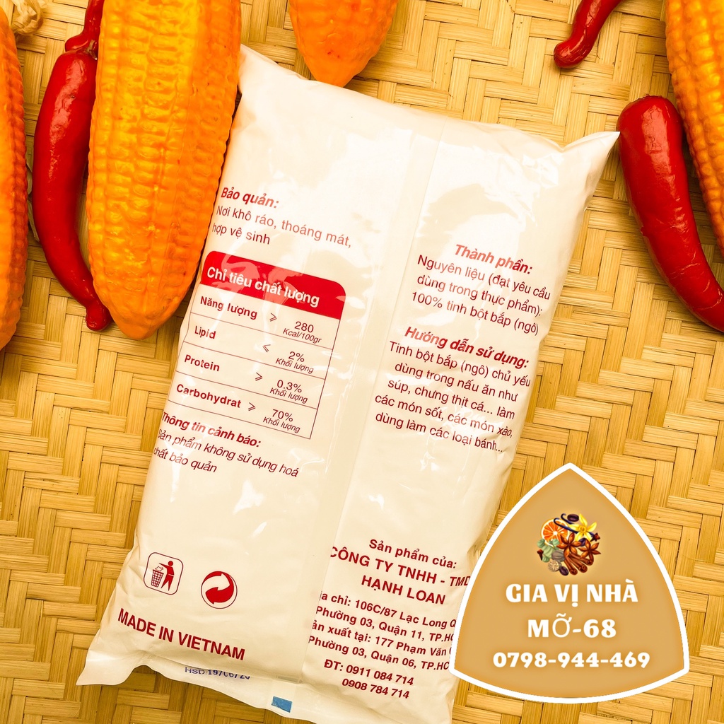 Bột bắp Hạnh Loan - trọng lượng 500gr