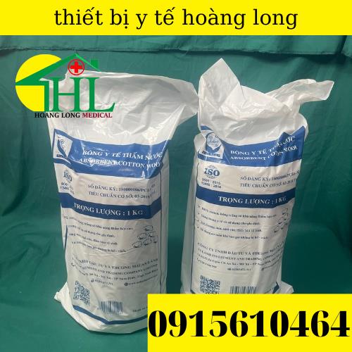 Bông Cuộn Thấm Nước Y Tế An Lành - Bông Cân 01Kg