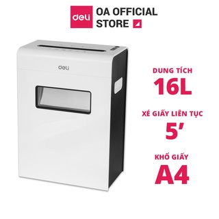 Máy Hủy Tài Liệu Cao Cấp Deli Chính Hãng - Phù Hợp Bảo Mật Giấy Tờ Trong Doanh Nghiệp, Văn Phòng, Nhà Trường E9921-EU .