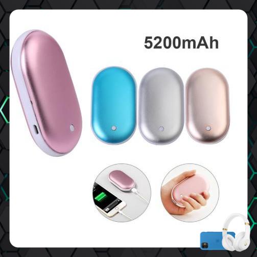 Pin Dự Phòng 5200MAH có chức năng sưởi ấm TẶNG CÁP 1M