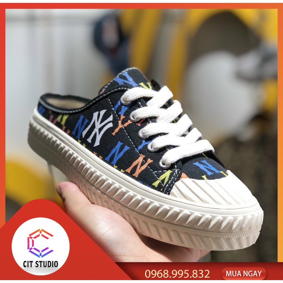 [Ảnh thật] Giày NY đạp gót monogram [HỖ TRỢ ĐỔI TRẢ] | BigBuy360 - bigbuy360.vn