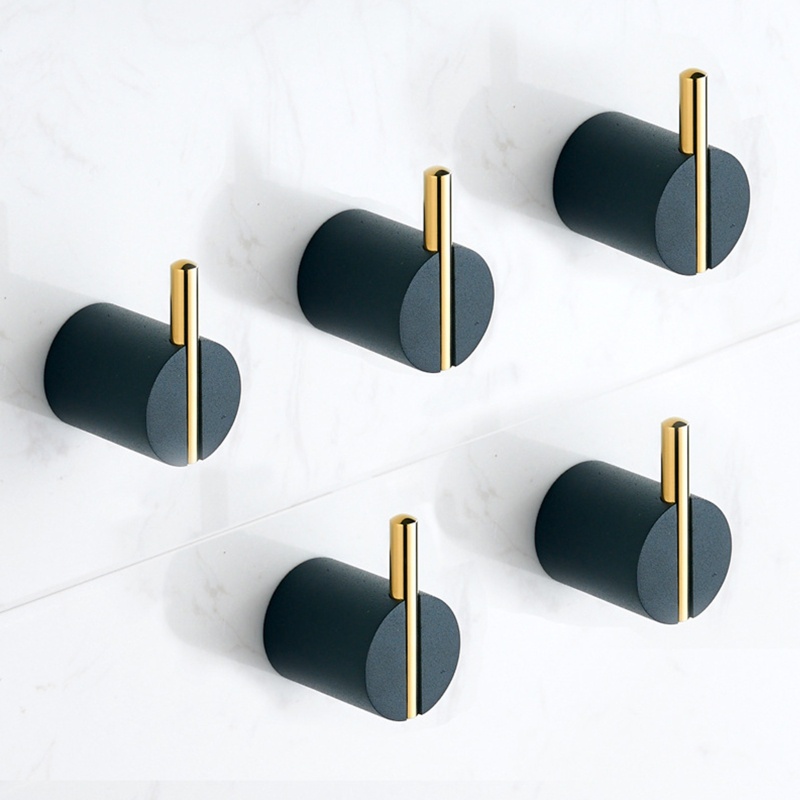 QQ Giá Đỡ Treo Khăn Tắm / Mũ Bằng Đồng Thau Gắn Tường Đa Năng Tiện Dụng