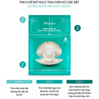 Mặt nạ giấy JM Solution Marine Luminous Pearl Deep Moisture Mask