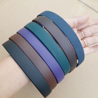 Bờm cài tóc nhám màu (Bản 1.5cm)