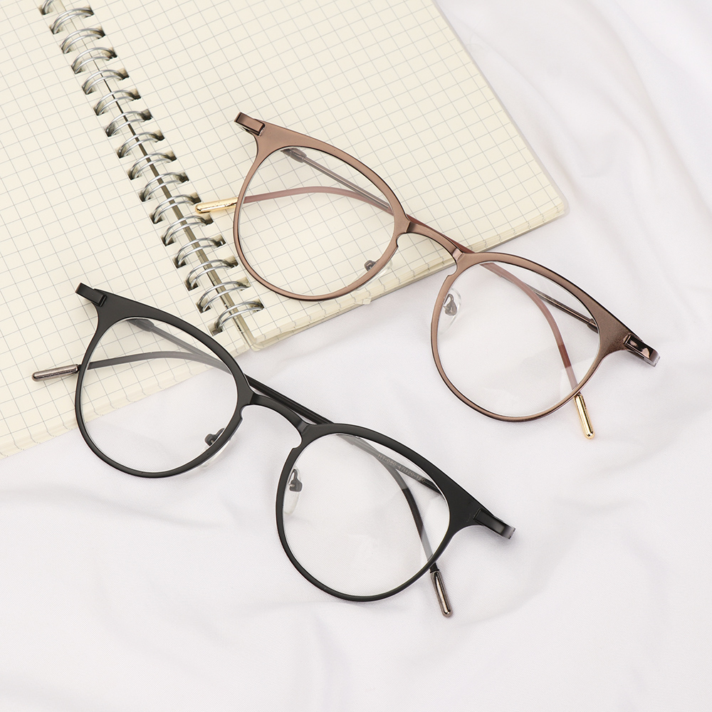 Kính Mát Gọng Kim Loại Tròn Phong Cách Cổ Điển Cho Nam Và Nữ