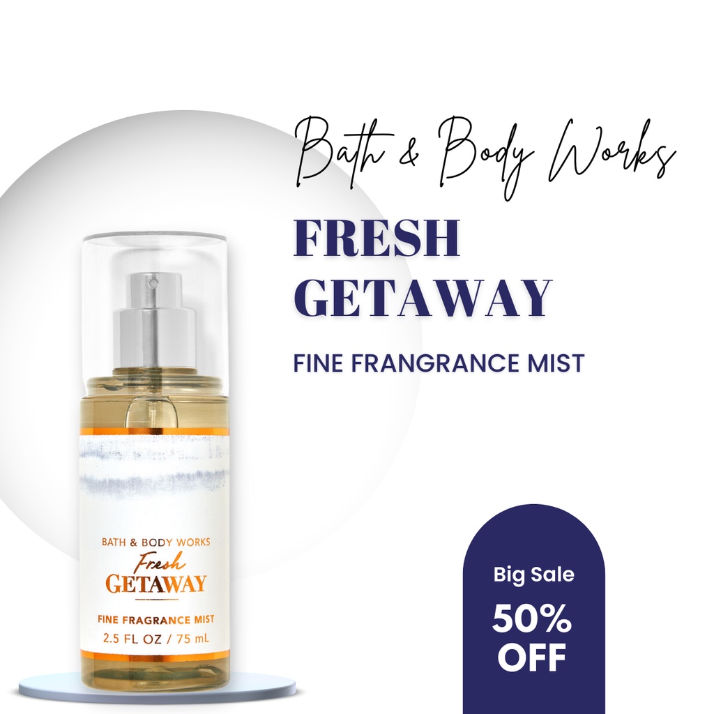 MINI TRAVEL SIZE 75ML - XỊT THƠM BODY MIST TOÀN THÂN BATH & BODY WORKS  SIZE DU LỊCH CHÍNH HÃNG
