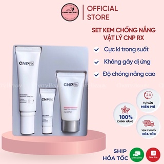Set kem chống nắng vật lý cnp rx date 2025